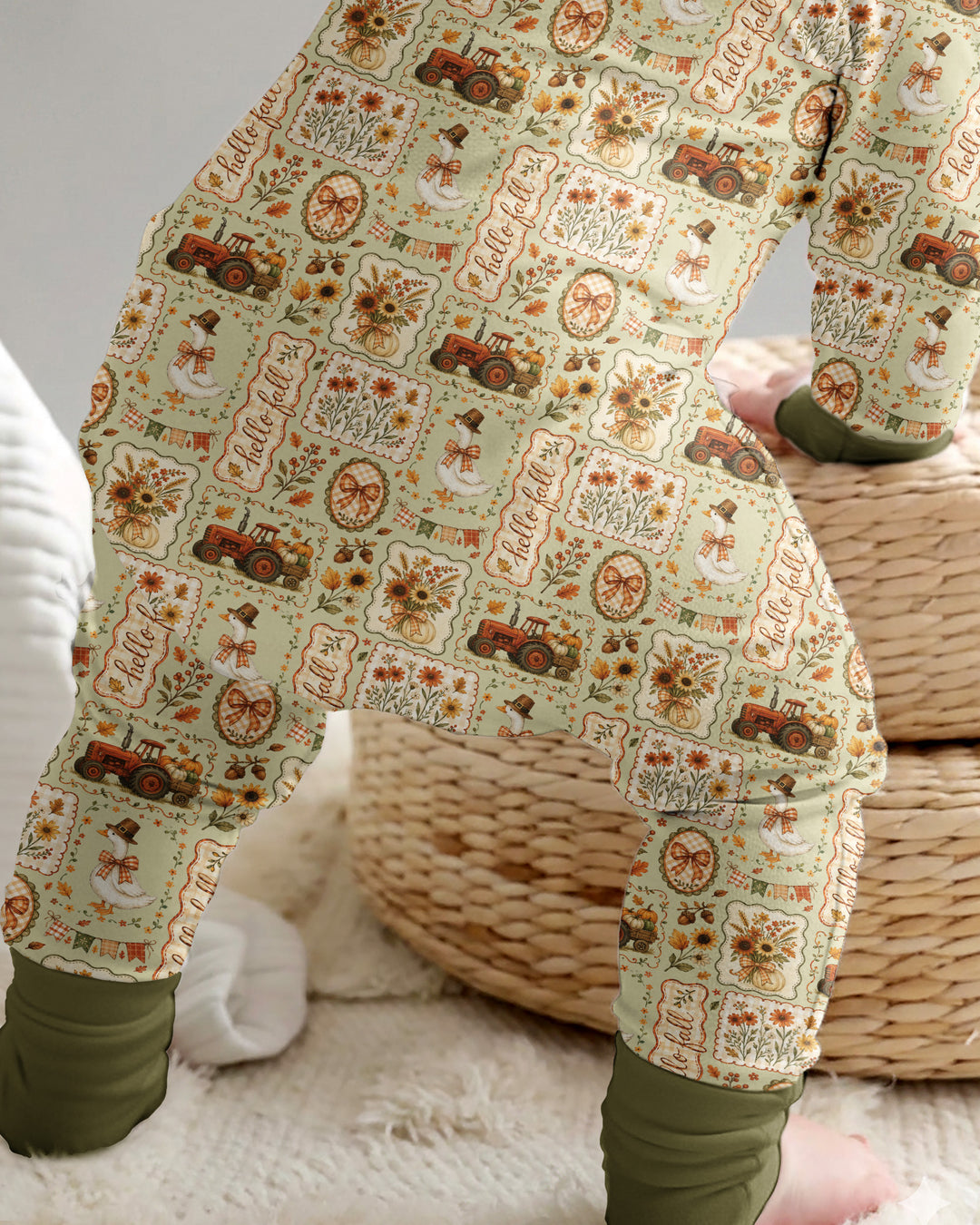 Gerippte Babykleidung mit individuellem Foto - Weich &amp; Skizzenhaft