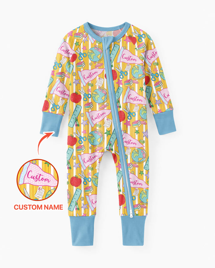Gerippte Babykleidung mit individuellem Foto - Weich &amp; Skizzenhaft