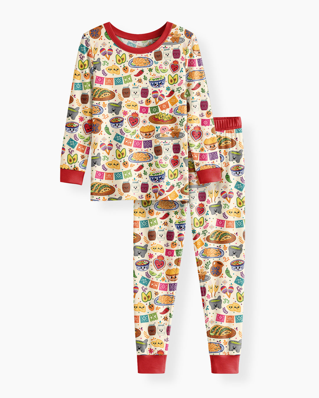 Viva Nuestra Cultura Bamboo Two Piece Long Sleeve Pajama Set
