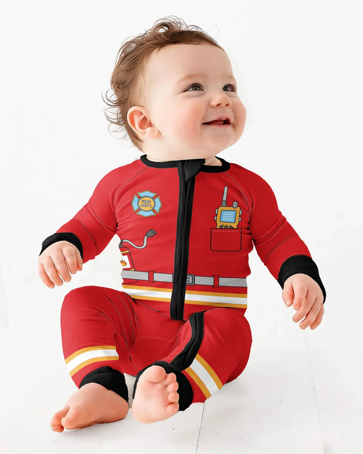 Future Fireman Crew Bamboo Convertible Zippy