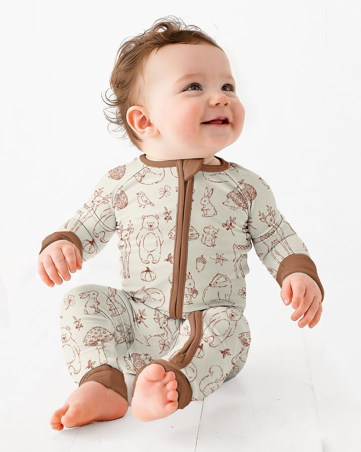 Gerippte Babykleidung mit individuellem Foto - Weich &amp; Skizzenhaft