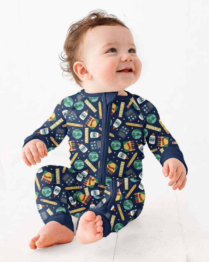 Gerippte Babykleidung mit individuellem Foto - Weich &amp; Skizzenhaft