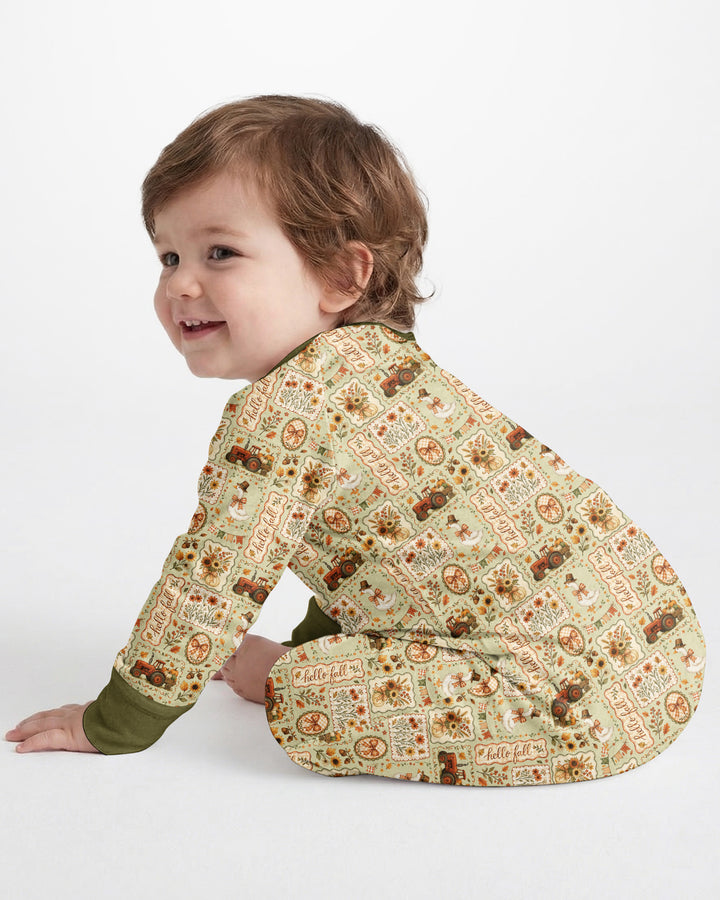 Gerippte Babykleidung mit individuellem Foto - Weich &amp; Skizzenhaft
