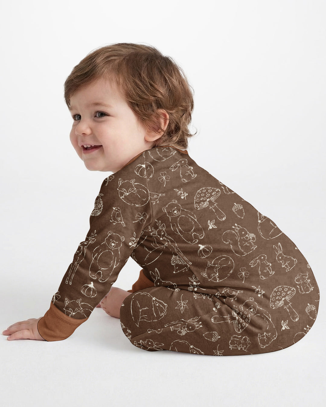Gerippte Babykleidung mit individuellem Foto - Weich &amp; Skizzenhaft