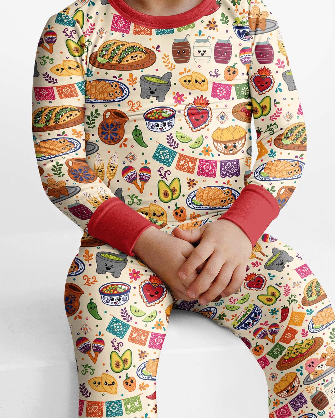 Viva Nuestra Cultura Bamboo Two Piece Long Sleeve Pajama Set