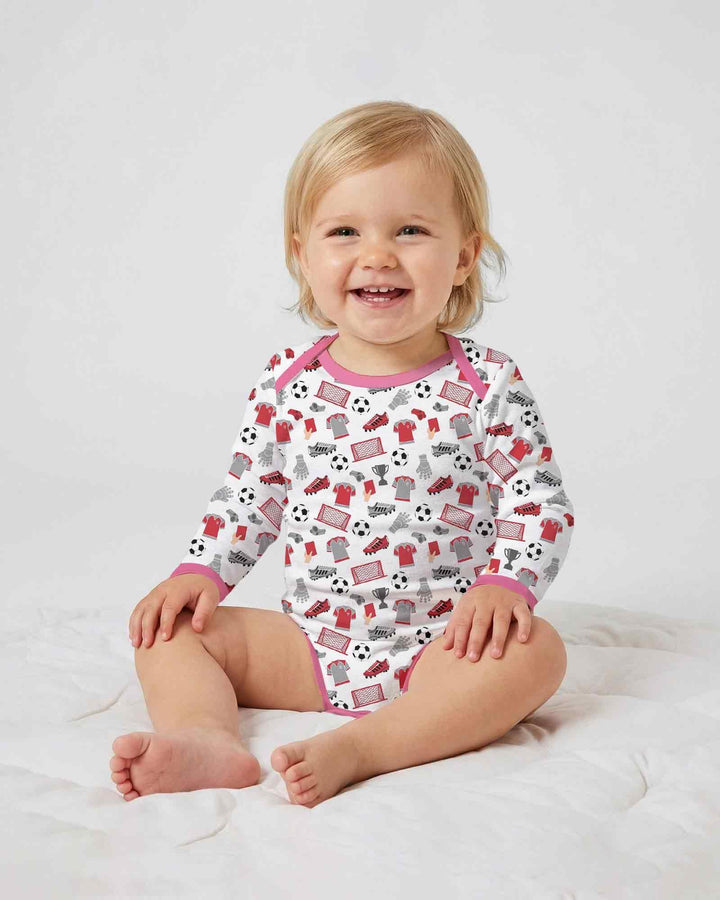 Gerippte Babykleidung mit individuellem Foto - Weich &amp; Skizzenhaft