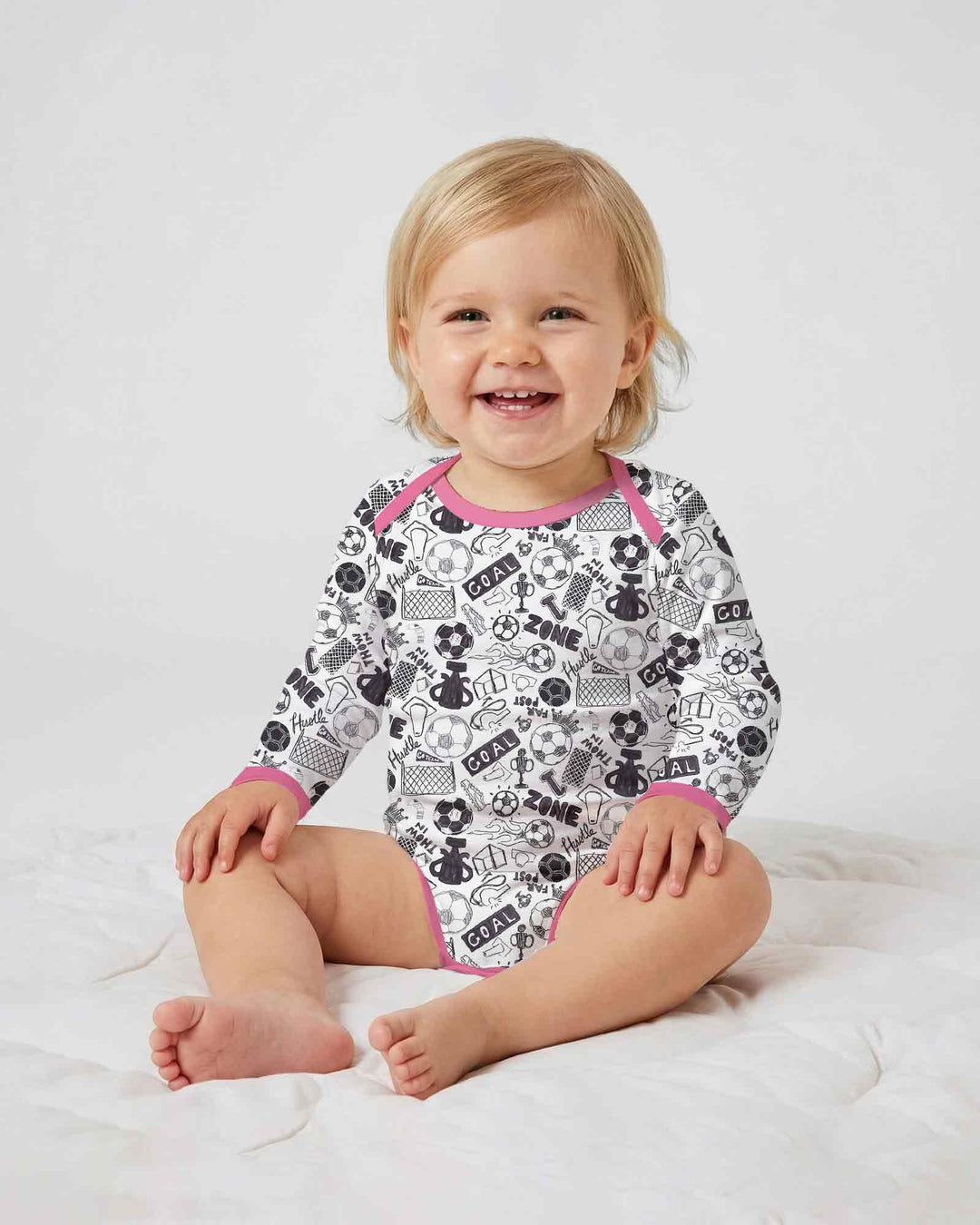 Soccer Doodle Bamboo BodySuit