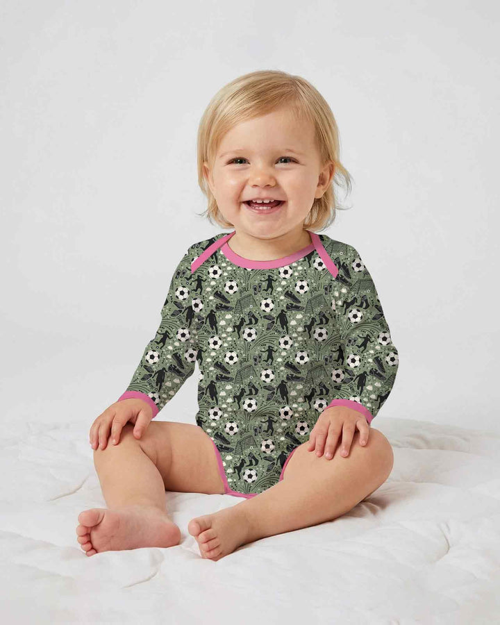 Gerippte Babykleidung mit individuellem Foto - Weich &amp; Skizzenhaft
