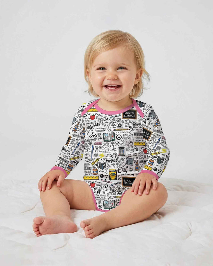 Gerippte Babykleidung mit individuellem Foto - Weich &amp; Skizzenhaft