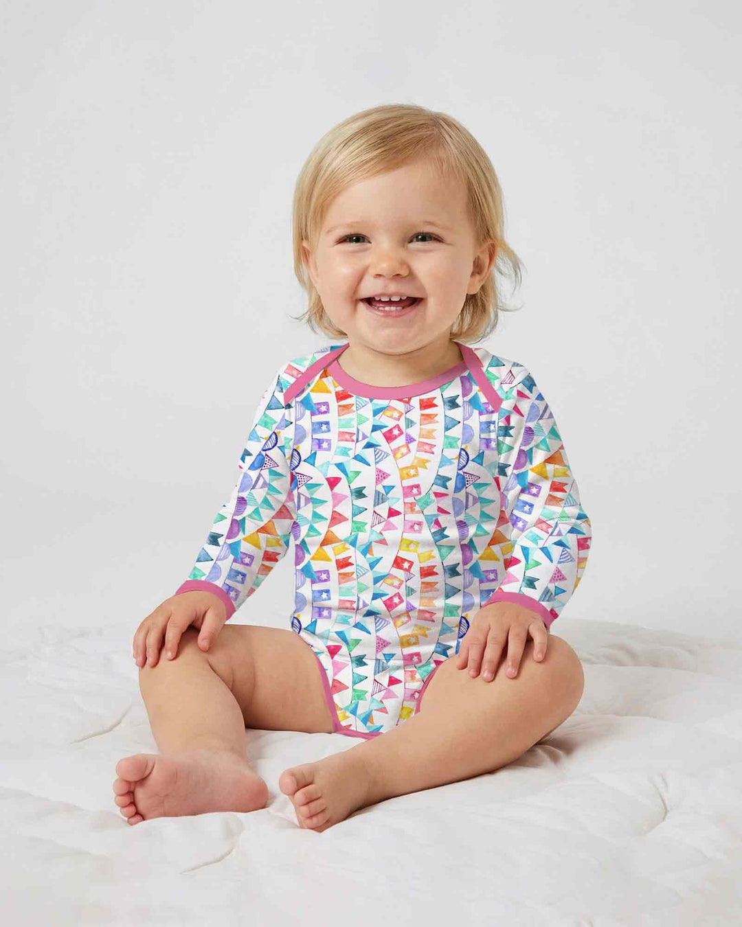 Gerippte Babykleidung mit individuellem Foto - Weich &amp; Skizzenhaft
