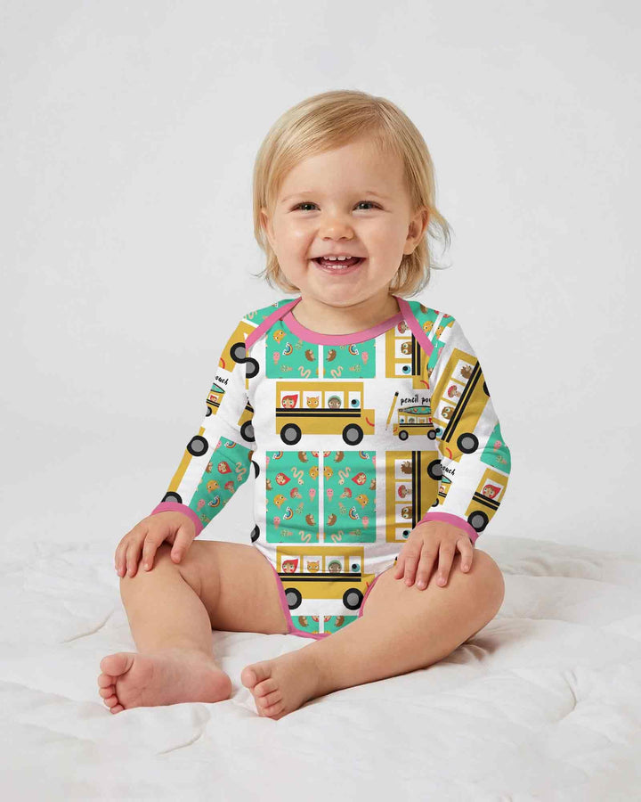 Gerippte Babykleidung mit individuellem Foto - Weich &amp; Skizzenhaft