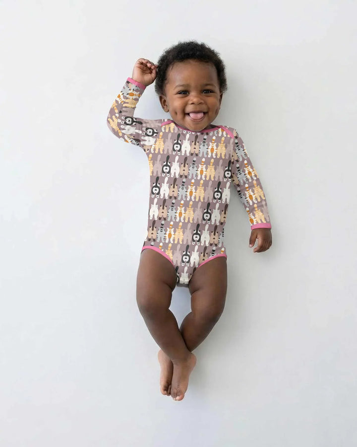 Gerippte Babykleidung mit individuellem Foto - Weich &amp; Skizzenhaft