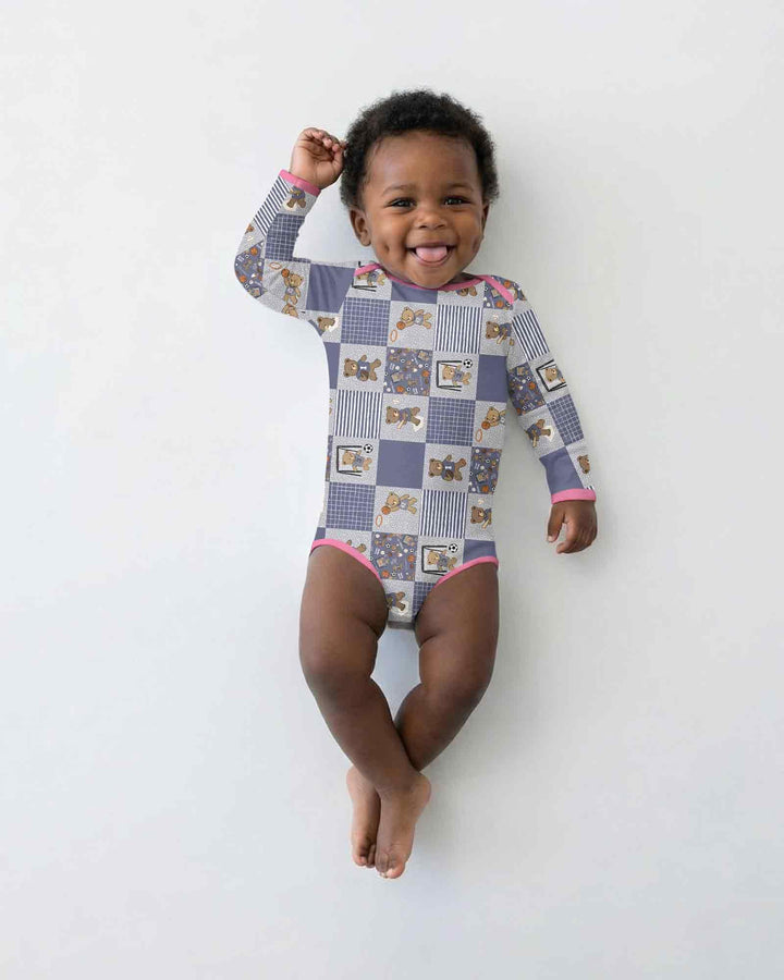 Gerippte Babykleidung mit individuellem Foto - Weich &amp; Skizzenhaft