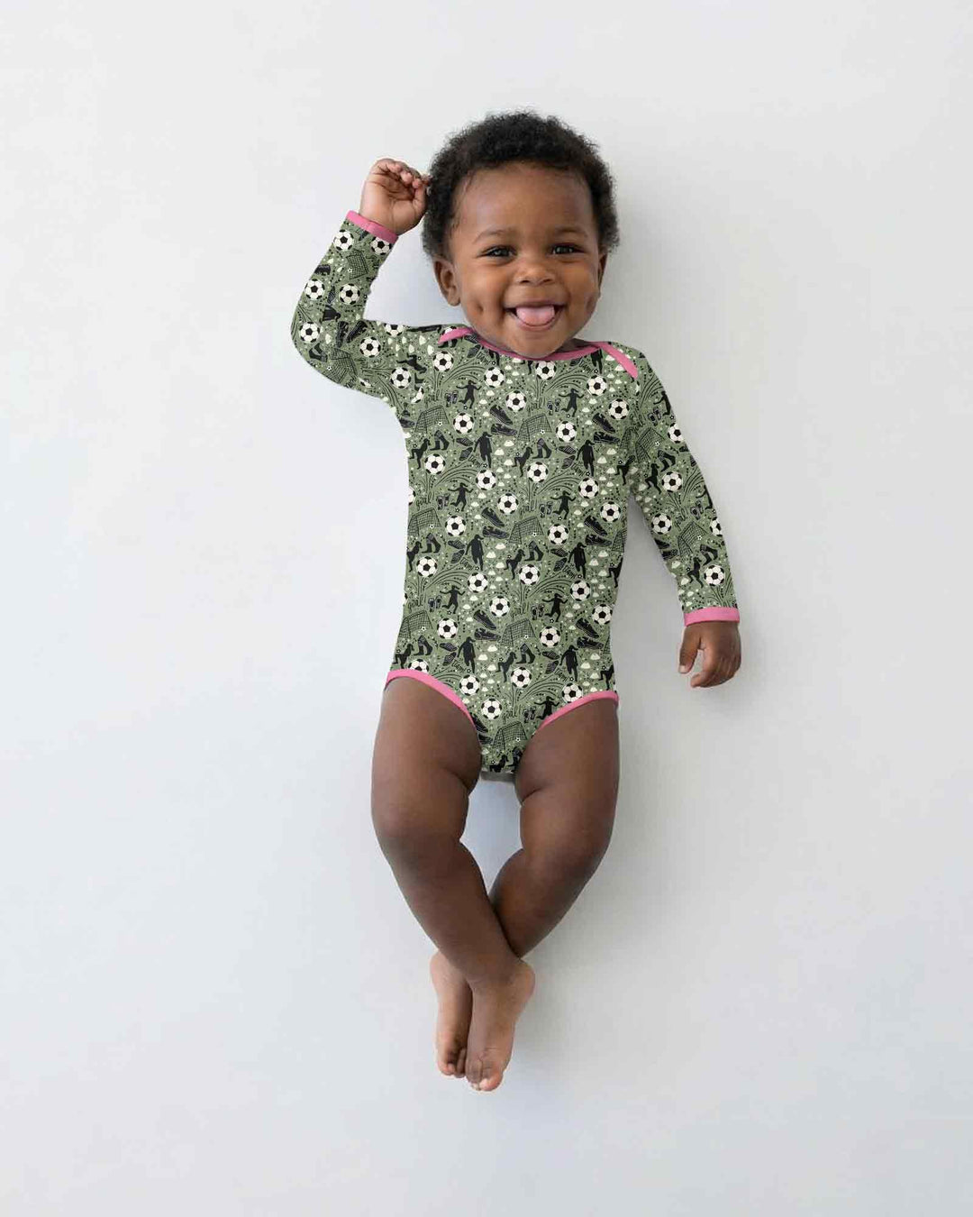 Gerippte Babykleidung mit individuellem Foto - Weich &amp; Skizzenhaft