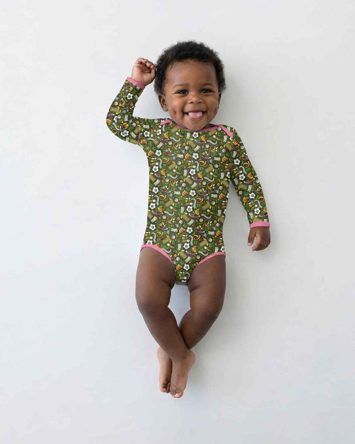 Gerippte Babykleidung mit individuellem Foto - Weich &amp; Skizzenhaft