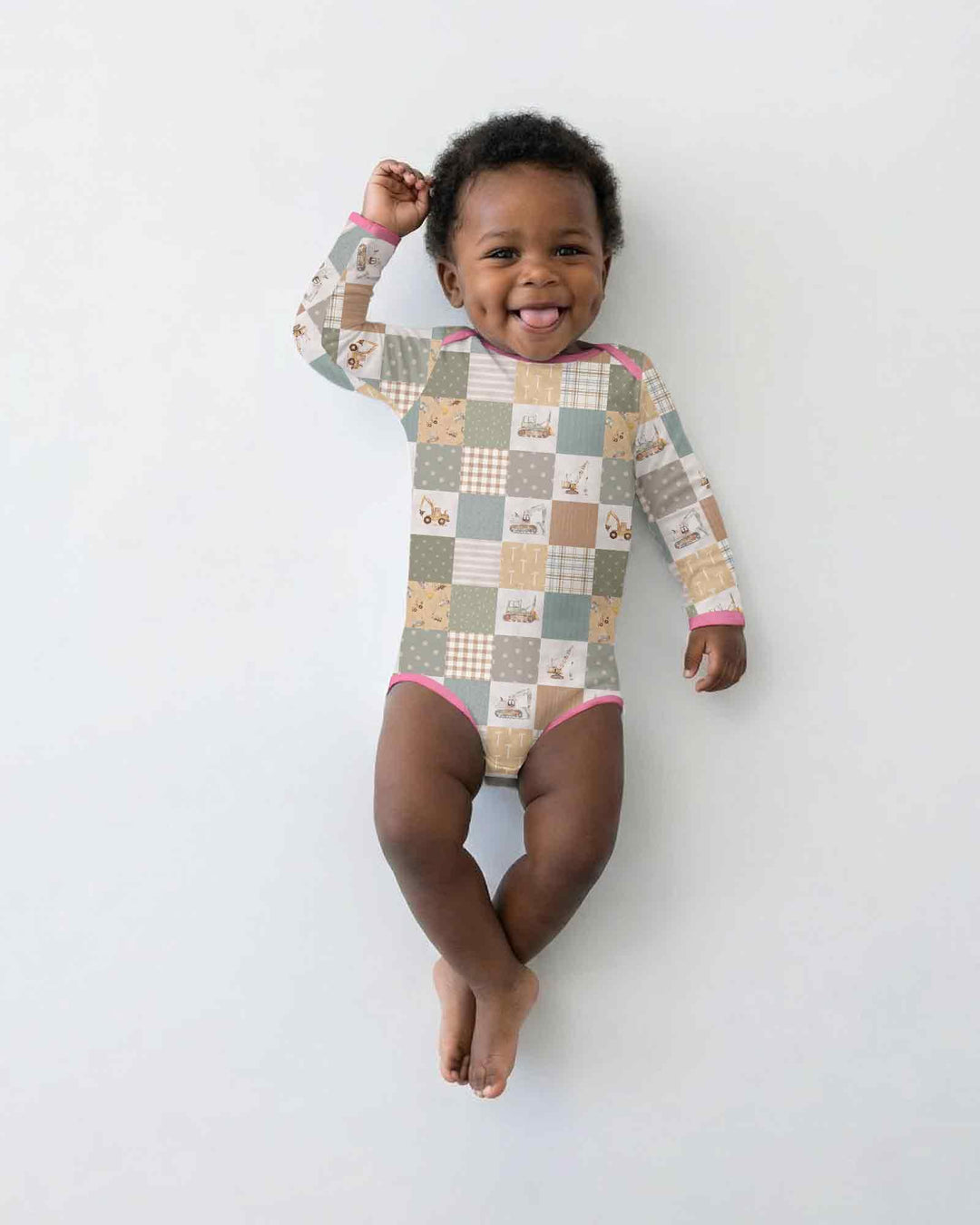 Construction Trucks Bamboo Bodysuit
