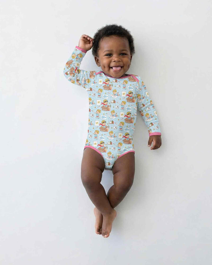 Gerippte Babykleidung mit individuellem Foto - Weich &amp; Skizzenhaft