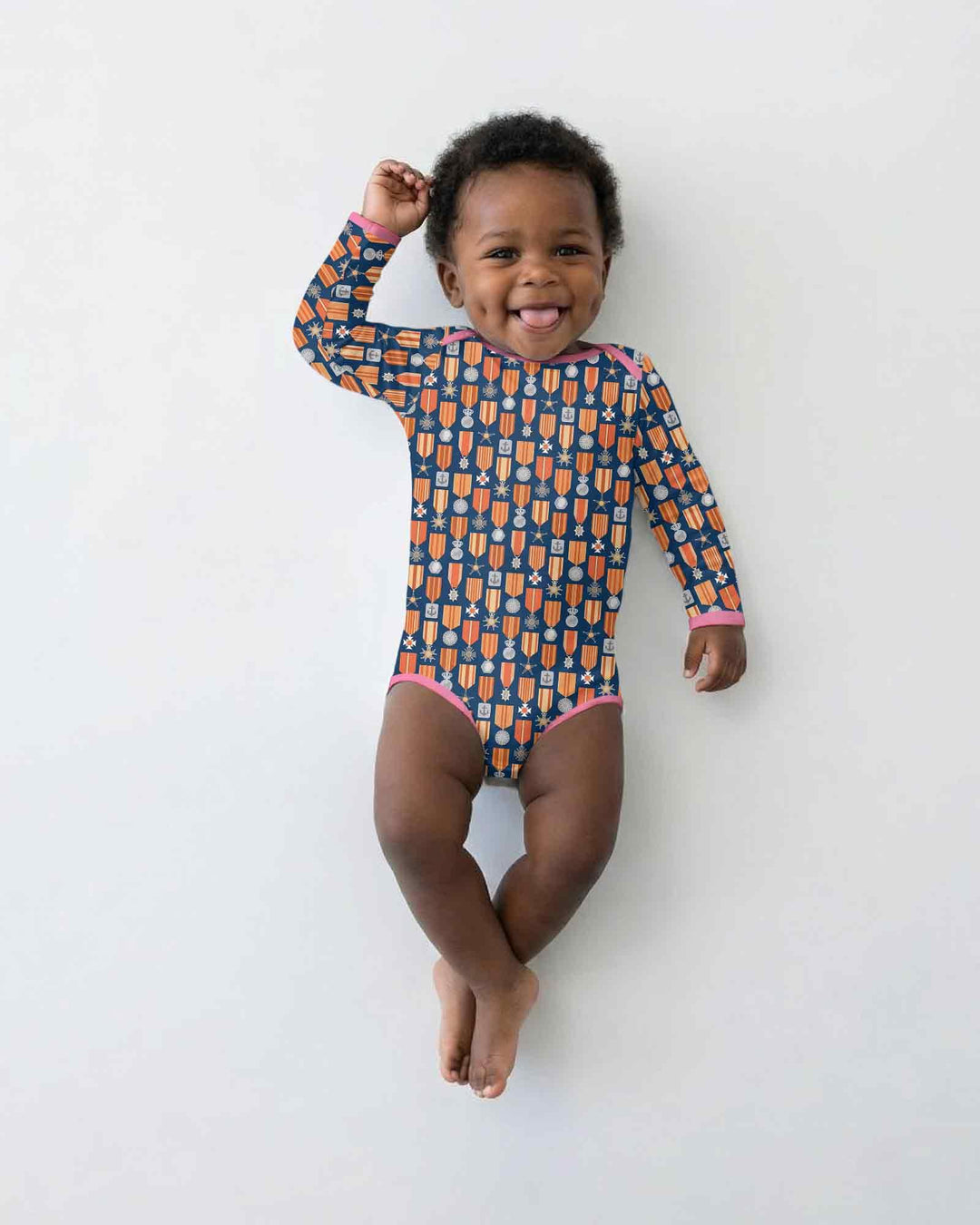 Gerippte Babykleidung mit individuellem Foto - Weich &amp; Skizzenhaft