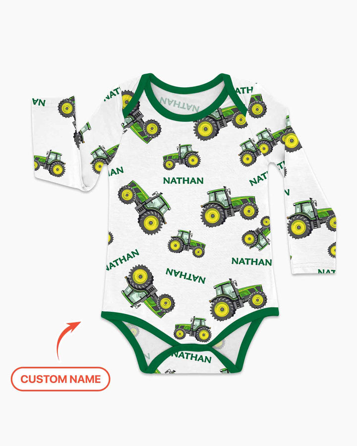 Gerippte Babykleidung mit individuellem Foto - Weich &amp; Skizzenhaft
