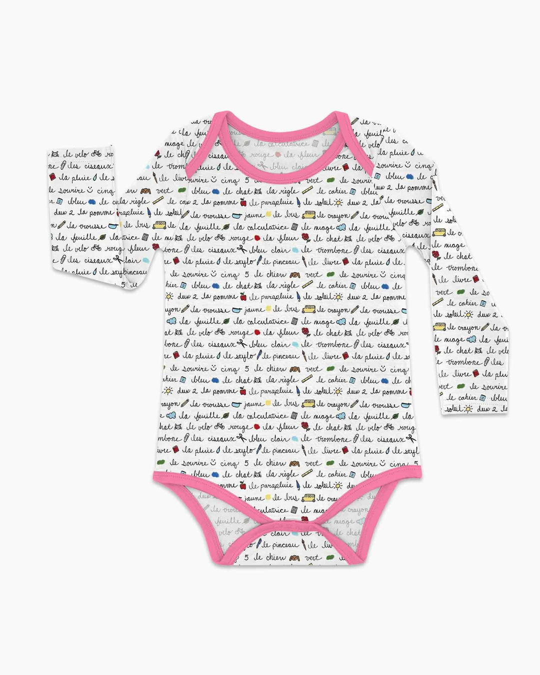French Classroom Notes Bamboo Bodysuit