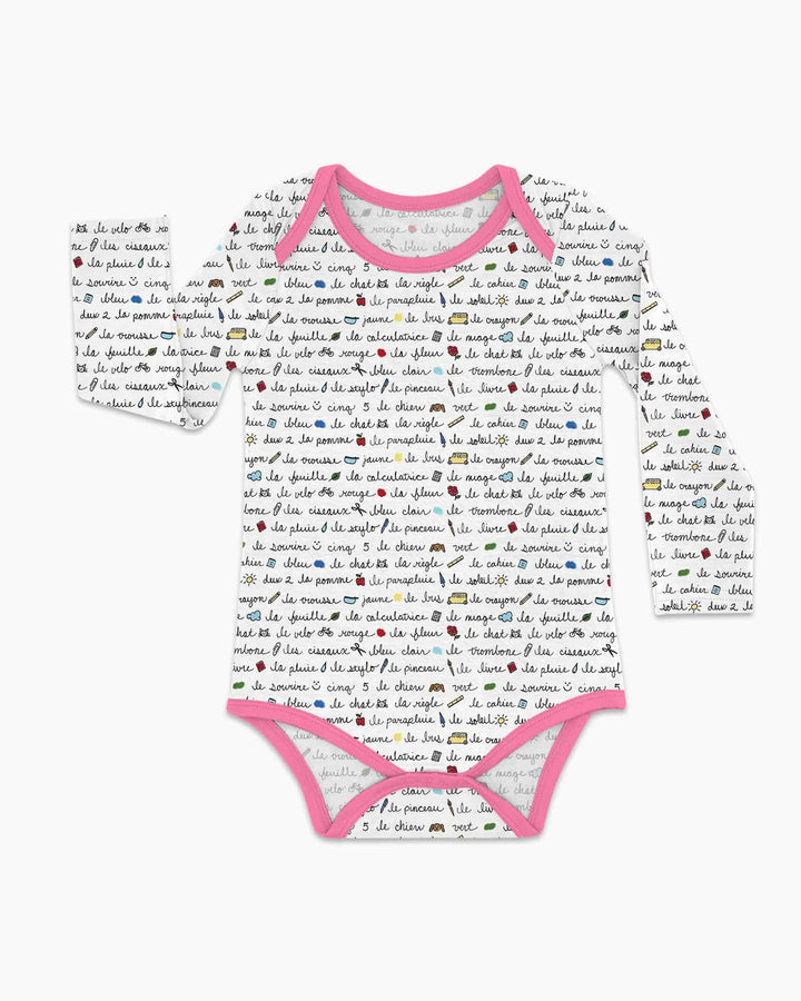 French Classroom Notes Bamboo Bodysuit