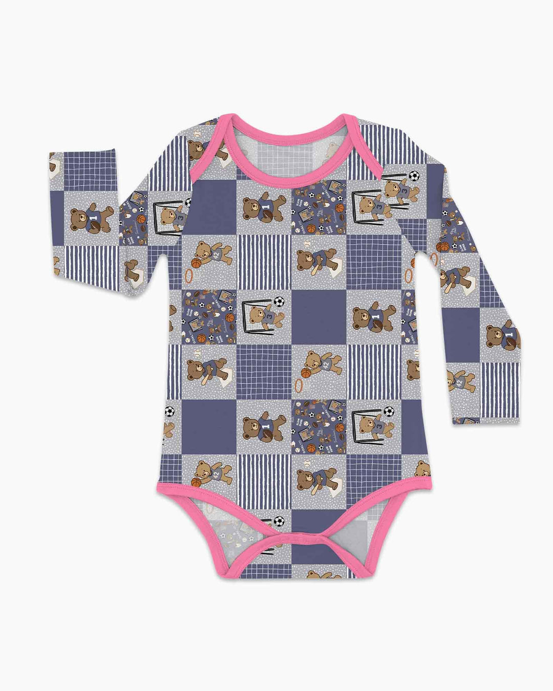 Gerippte Babykleidung mit individuellem Foto - Weich &amp; Skizzenhaft