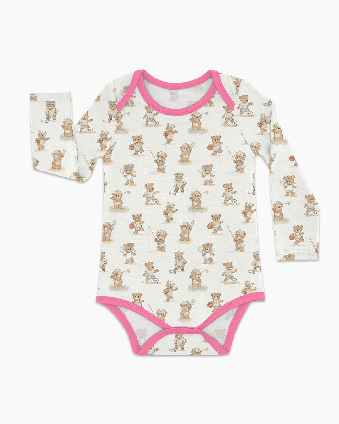Teddy Team Spirit Bamboo Bodysuit