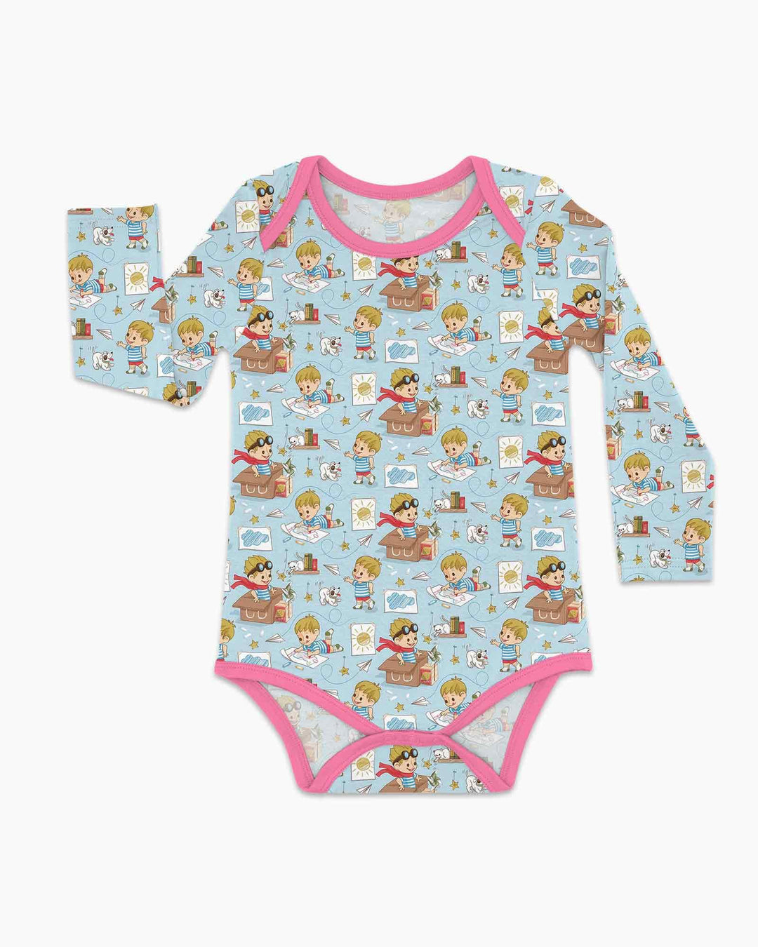 Gerippte Babykleidung mit individuellem Foto - Weich &amp; Skizzenhaft