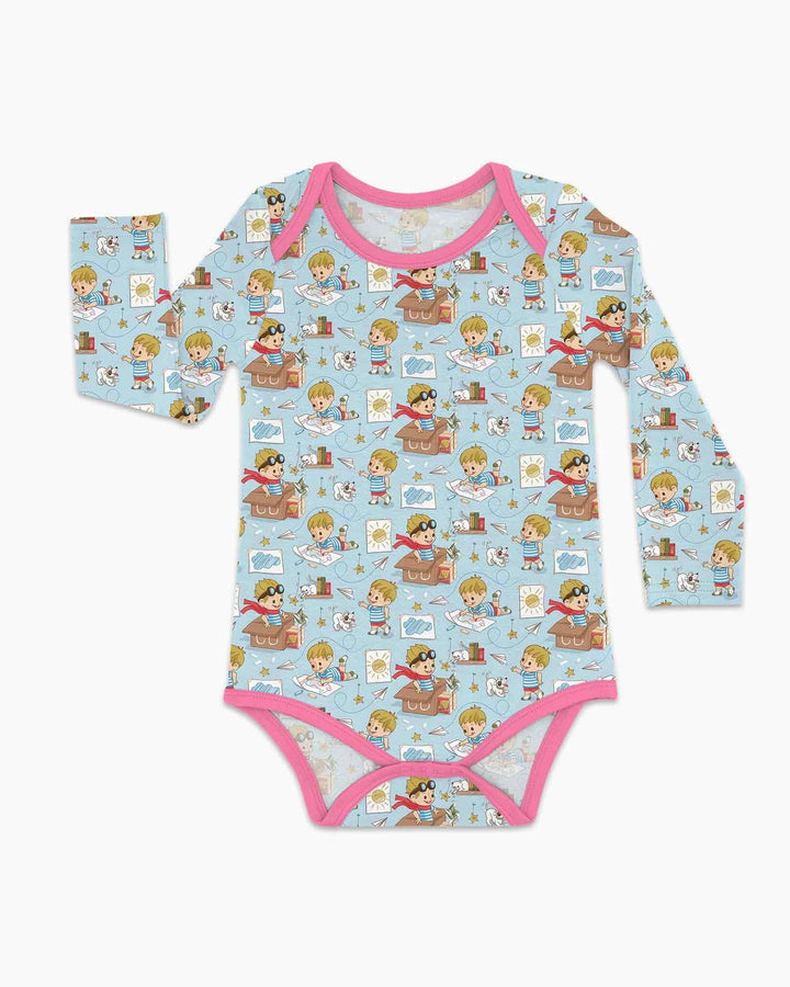 Gerippte Babykleidung mit individuellem Foto - Weich &amp; Skizzenhaft