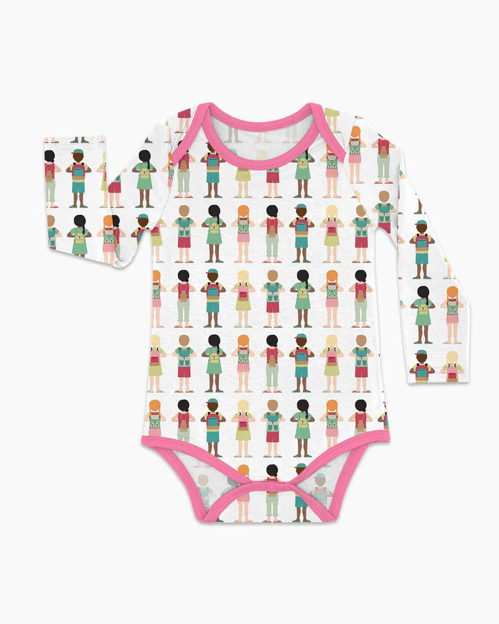 Gerippte Babykleidung mit individuellem Foto - Weich &amp; Skizzenhaft