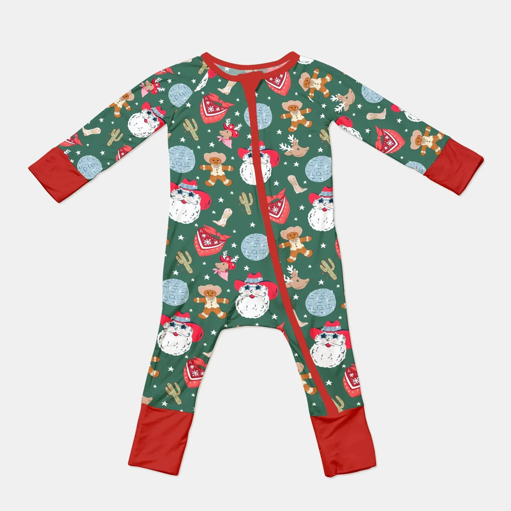 Lovely Western Christmas Boy Convertible Zippy , Lovely Western Christmas Boy Convertible Zippy - 0-3M