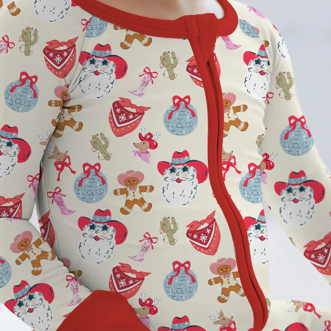 Lovely Western Christmas Girl Convertible Zippy , Lovely Western Christmas Girl Convertible Zippy - 0-3M