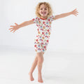 Lovely Western Christmas Girl Two Piece Short Sleeve Shorts Pajama Set , Lovely Western Christmas Girl Two Piece Short Sleeve Shorts Pajama Set - 12-18M