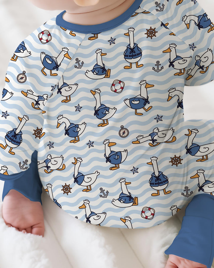 Gerippte Babykleidung mit individuellem Foto - Weich &amp; Skizzenhaft