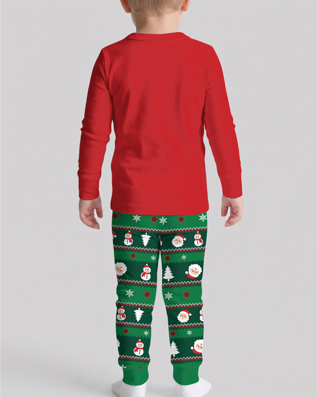 Merry Reindeer Bamboo Two Piece Long Sleeve Pajama Set