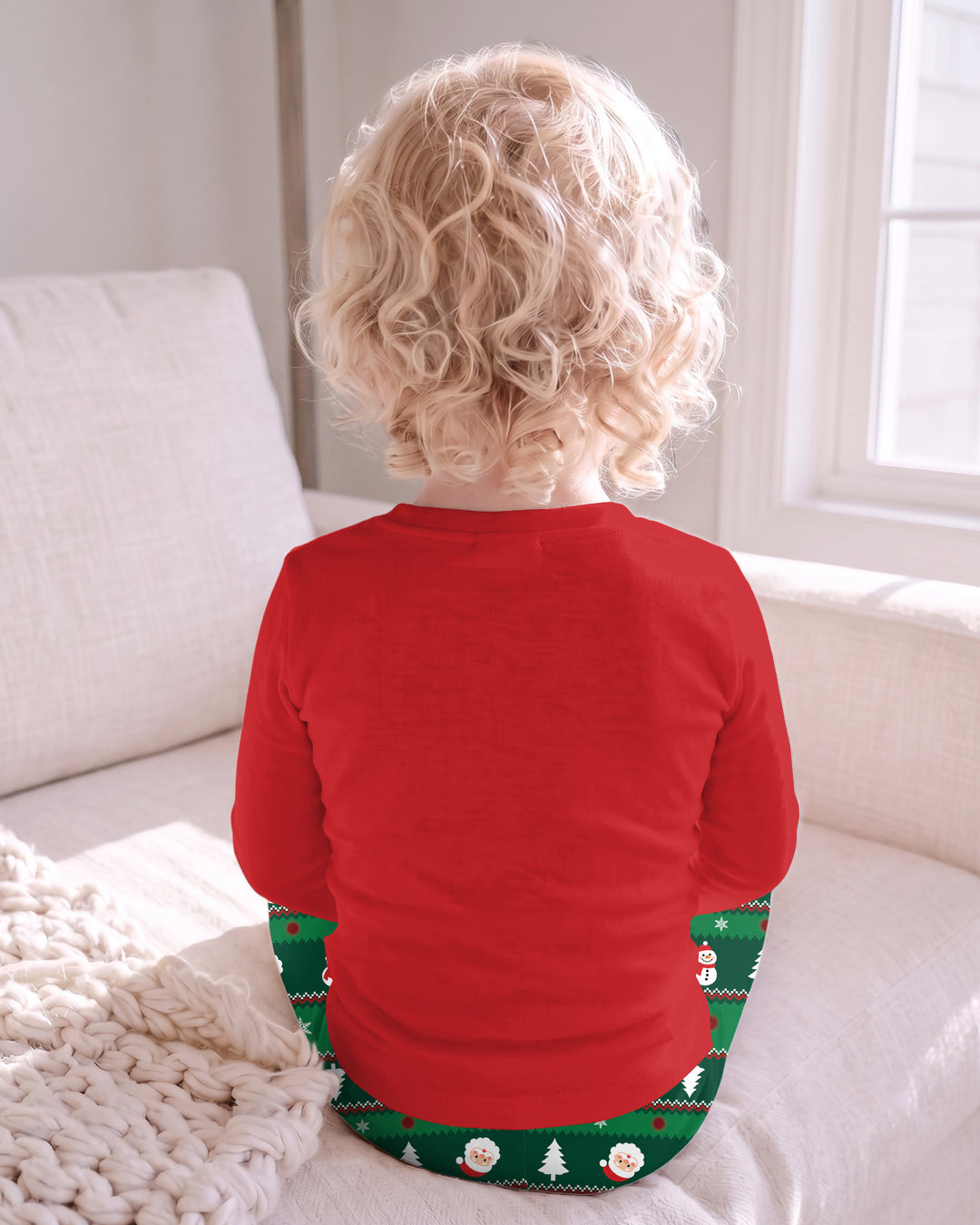 Merry Reindeer Bamboo Two Piece Long Sleeve Pajama Set