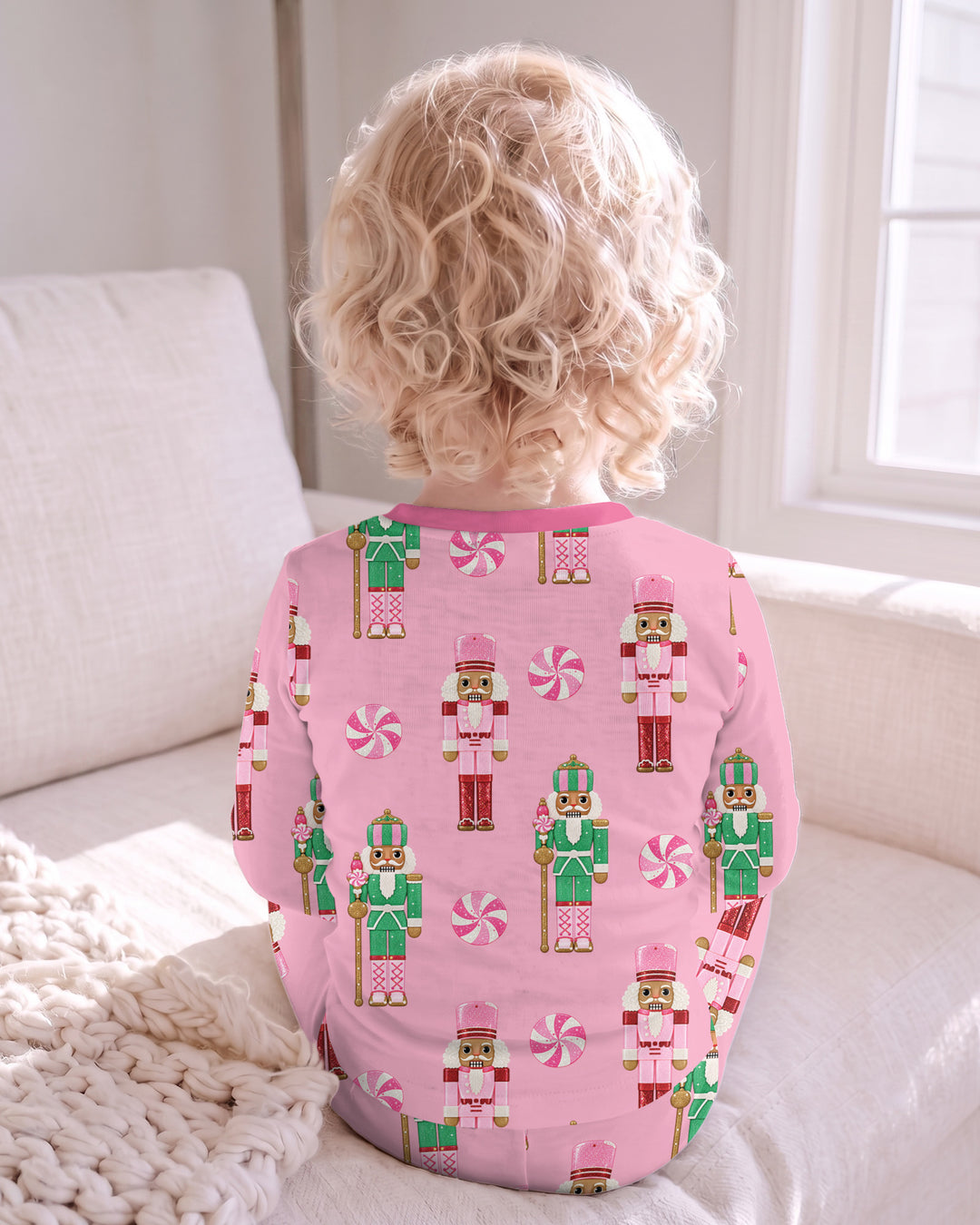 Pink Nutcracker Dreams Bamboo Two Piece Long Sleeve Pajama Set