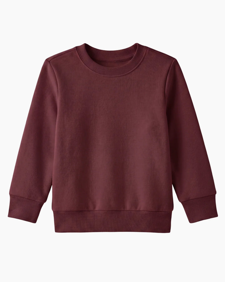Solid Color Bamboo Crewneck Sweatshirt