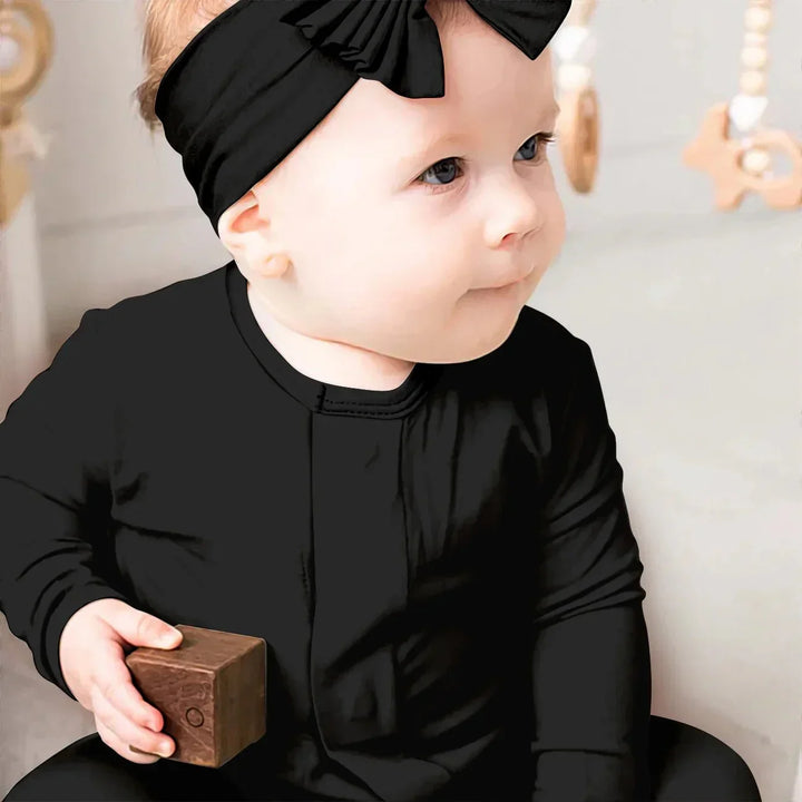 Midnight Magnetic Footie Romper , Midnight Magnetic Footie Romper - Newborn