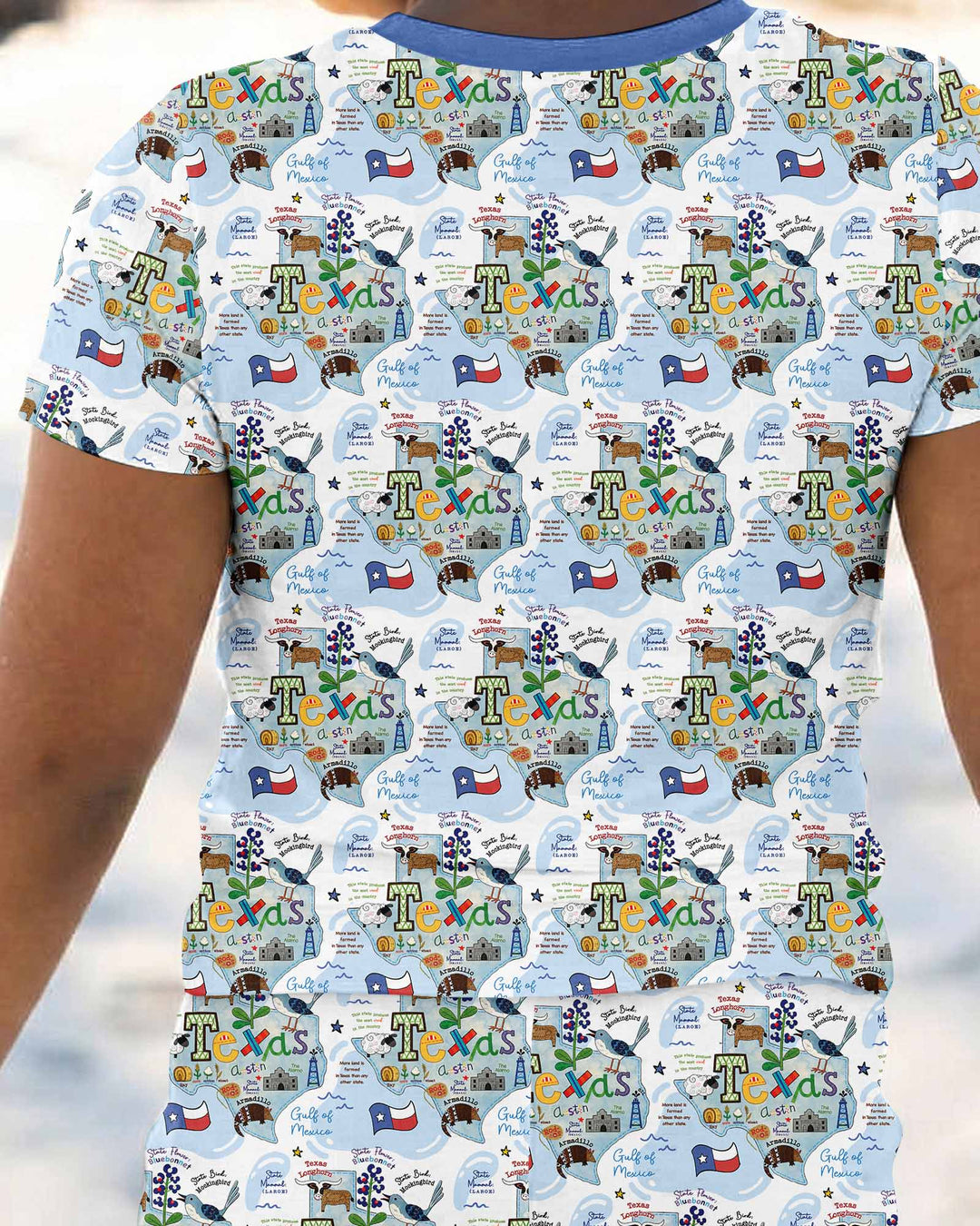 Zweiteiliges, kurzärmliges Pyjama-Set mit Marienkäfern