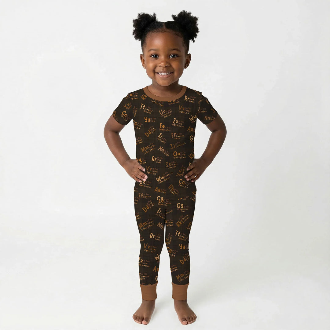 Zweiteiliges, kurzärmliges Pyjama-Set mit Marienkäfern