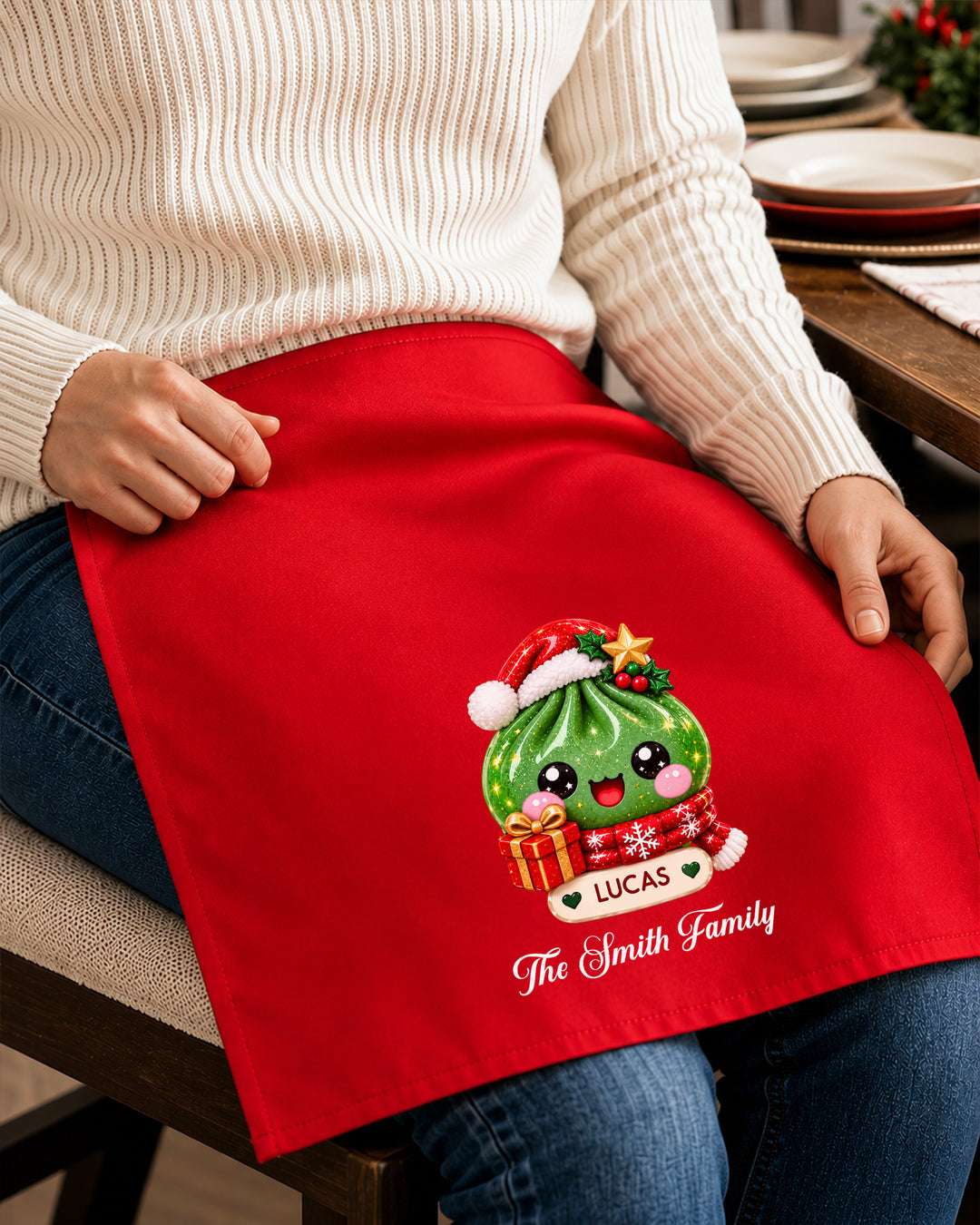 Dumpling Family Cotton Napkin