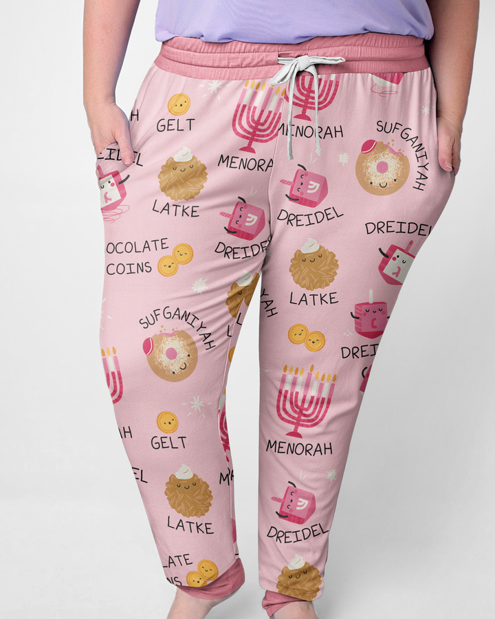 Hanukkah Family Matching  Bamboo Women Pajama Set