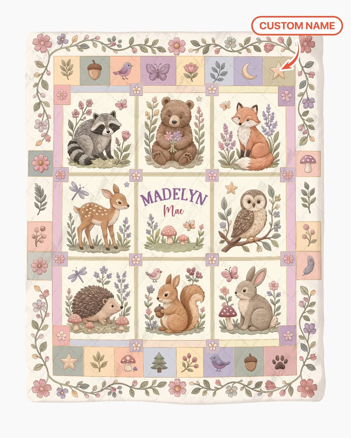 Vorlage Quilt Decke