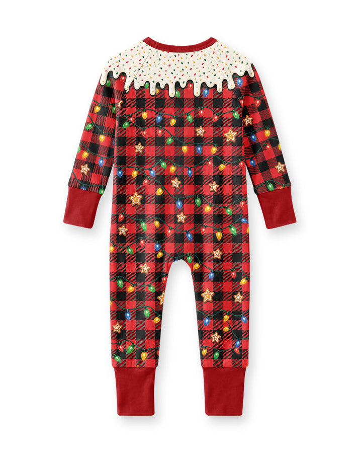 The Cookie Crew Custom Gingerbread Letter Bamboo Convertible Zippy
