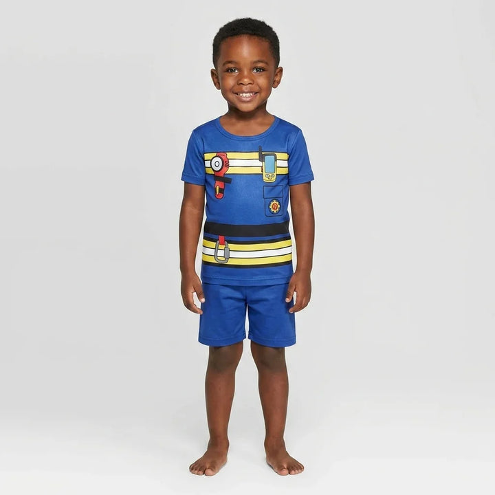 Schlafanzug-Set zweiteilig, kurze Ärmel, kurze Hose, Bambus