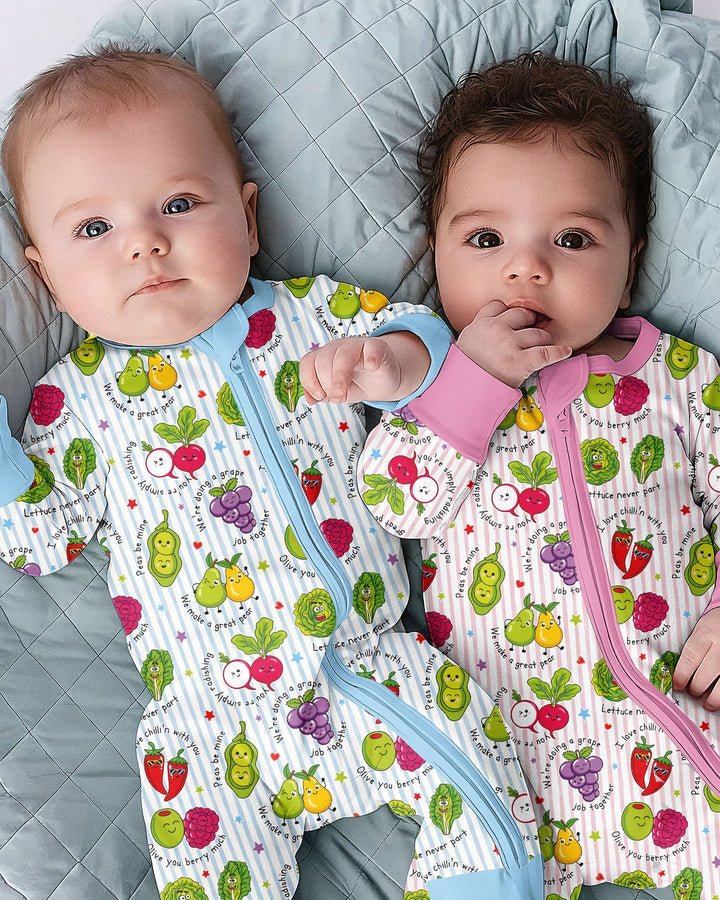 Fruits And Vegetables Love Puns Bamboo Convertible Zippy