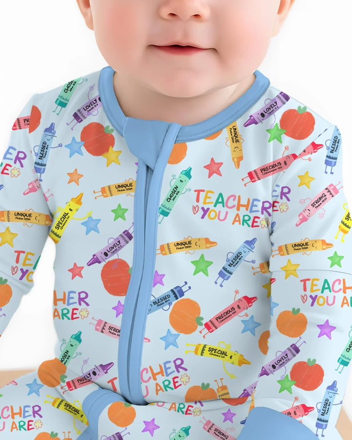 Gerippte Babykleidung mit individuellem Foto - Weich &amp; Skizzenhaft