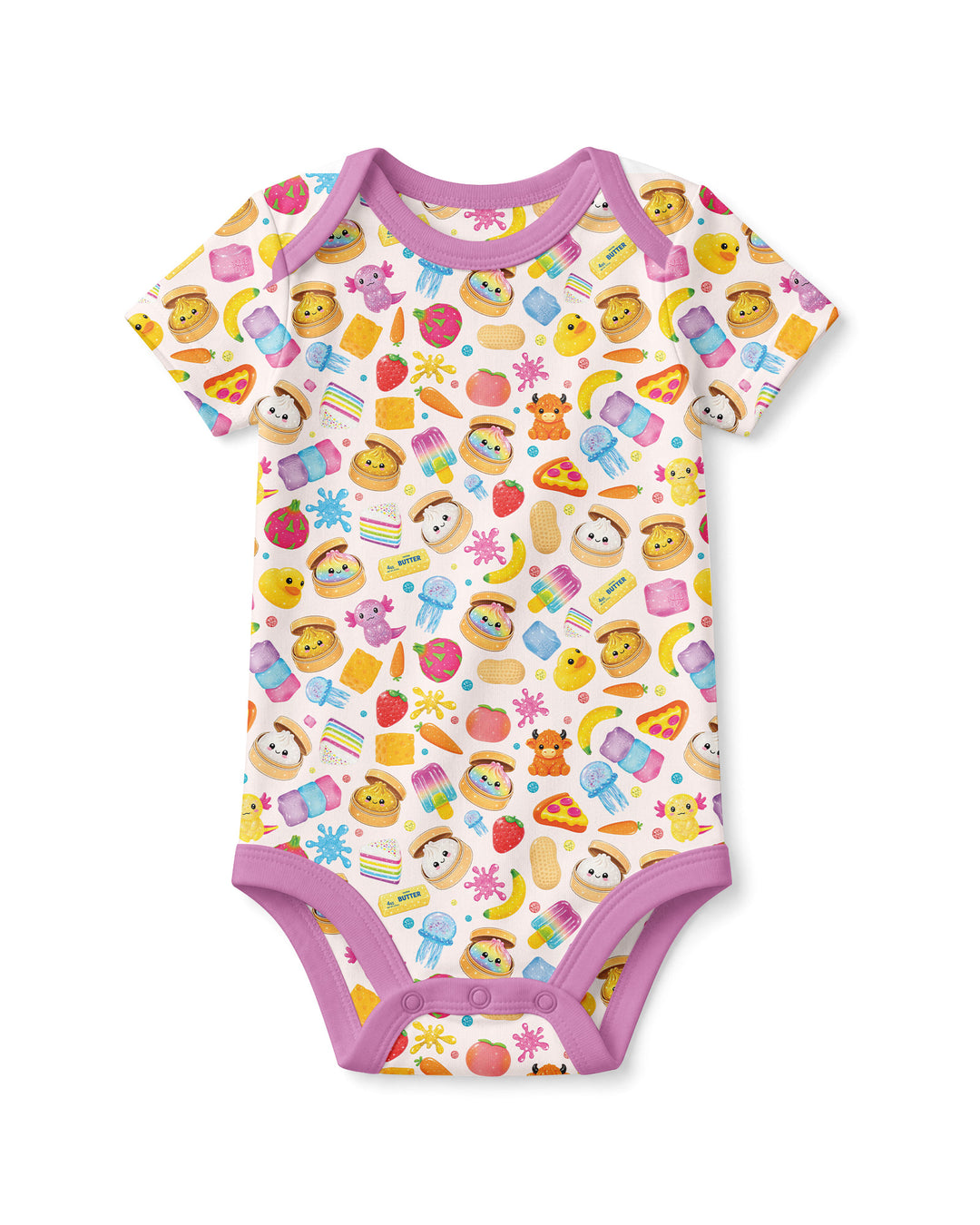 Gerippte Babykleidung mit individuellem Foto - Weich &amp; Skizzenhaft