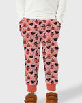 Retro Halloween Cats and Funny Pumpkins Bamboo Jogger
